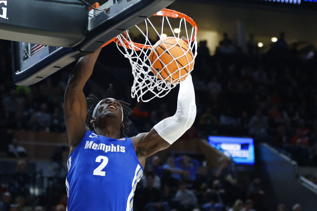 13. Charlotte: Jalen Duren, Memphis, 6-11